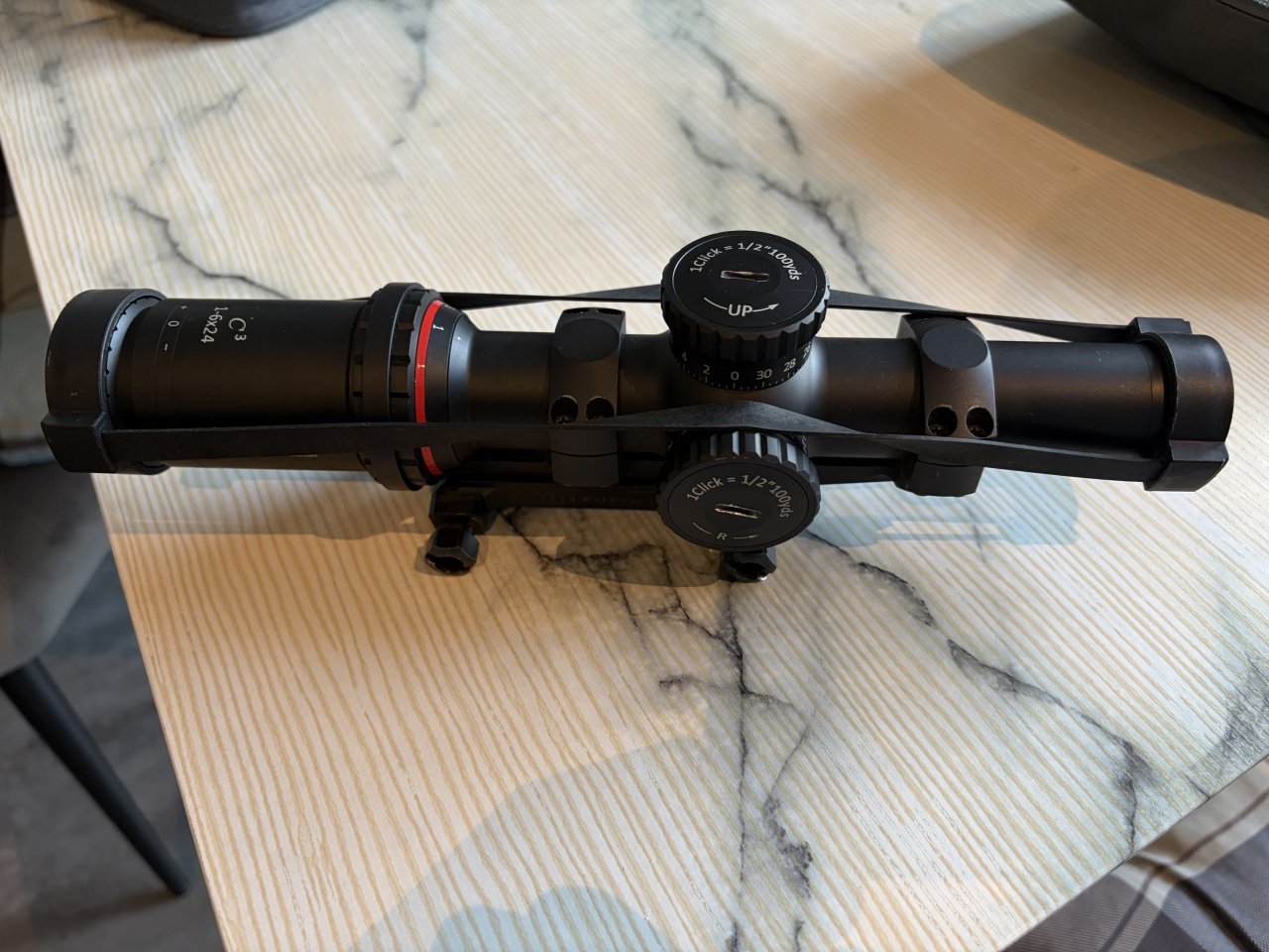 2xSLEVA C-MORE SYSTEMS C3 1-6x24, LPVO