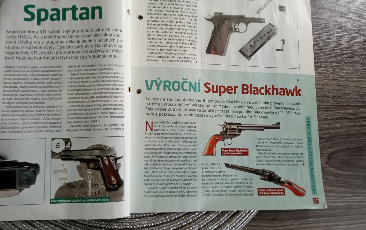 Výroční revolver Ruger Super Blackhawk ráže 44