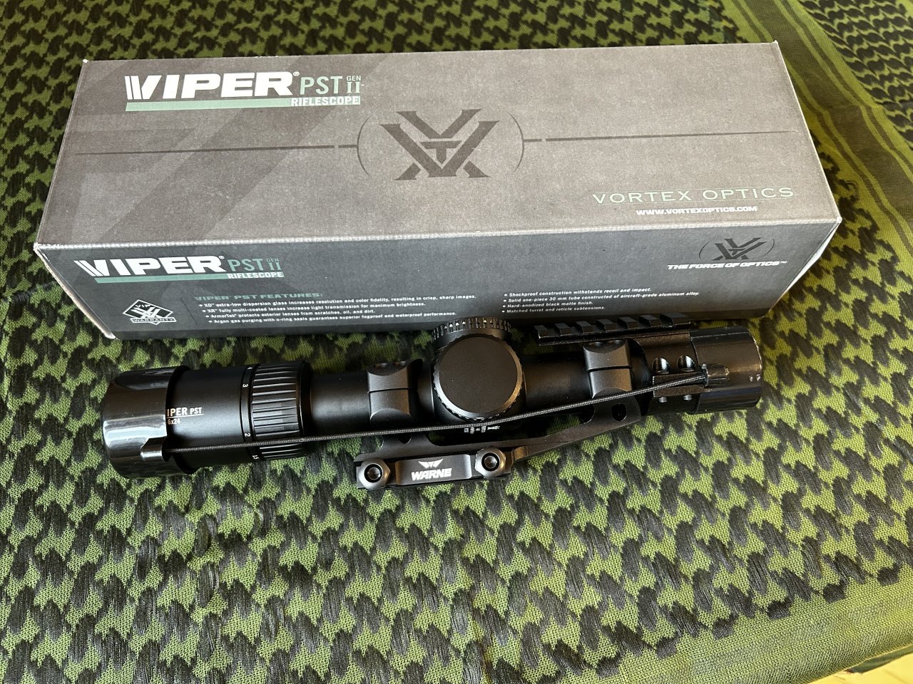 Prodám puškohled Vortex Viper PST Gen II 1–6×24