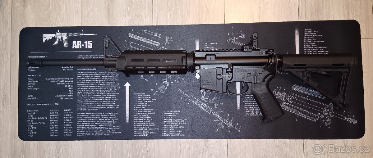 AR-15 nová podložka na čištění pušky