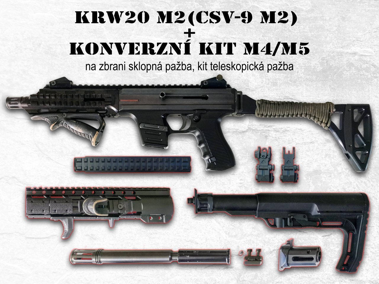 PCC KRW20 M2 (CSV-9 M2) + konverzní kit M4/M5