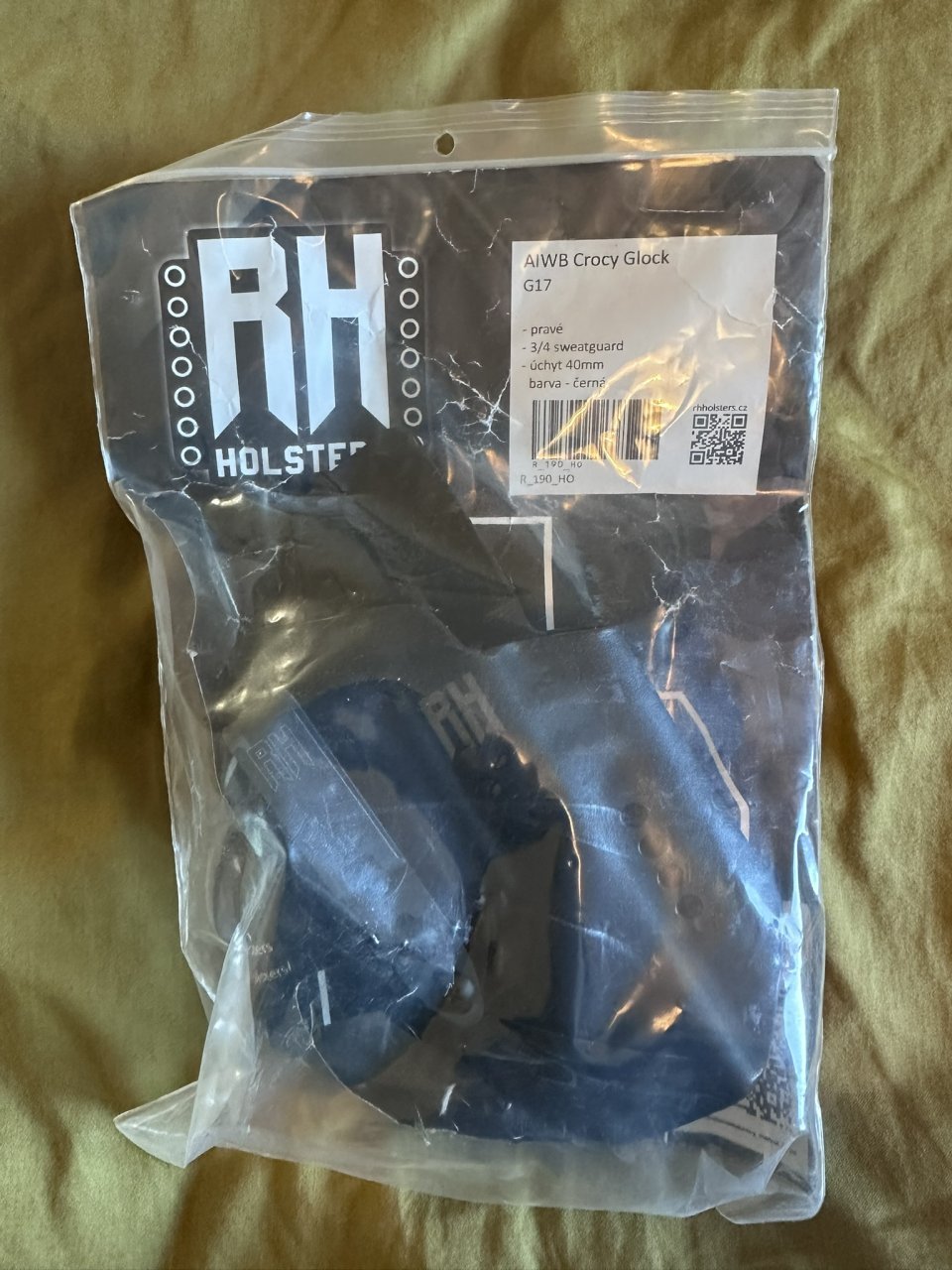 RH Holsters AIWB Crocy – Glock 17 Gen3–Gen6 – jako