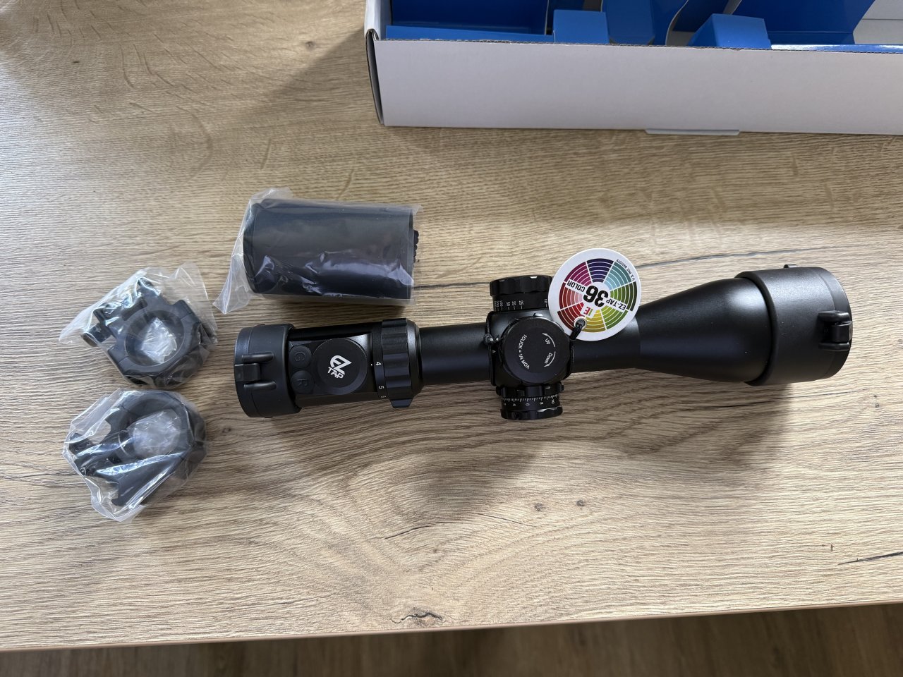 Puškohled UTG OP3 4-16X44 30mm Compact AO IE Glass
