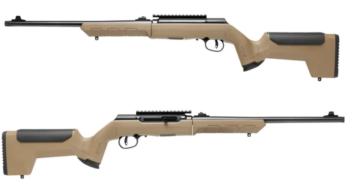 Malorážka sam. Savage Arms, Mod: A22 F TakeDown, Ráže: .22LR, skládací, hl: 18", FDE