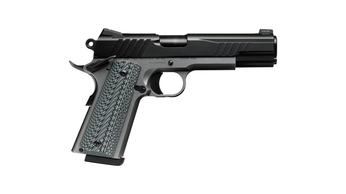 1911 Rail – 9mm Luger · hlaveň 5" · černá