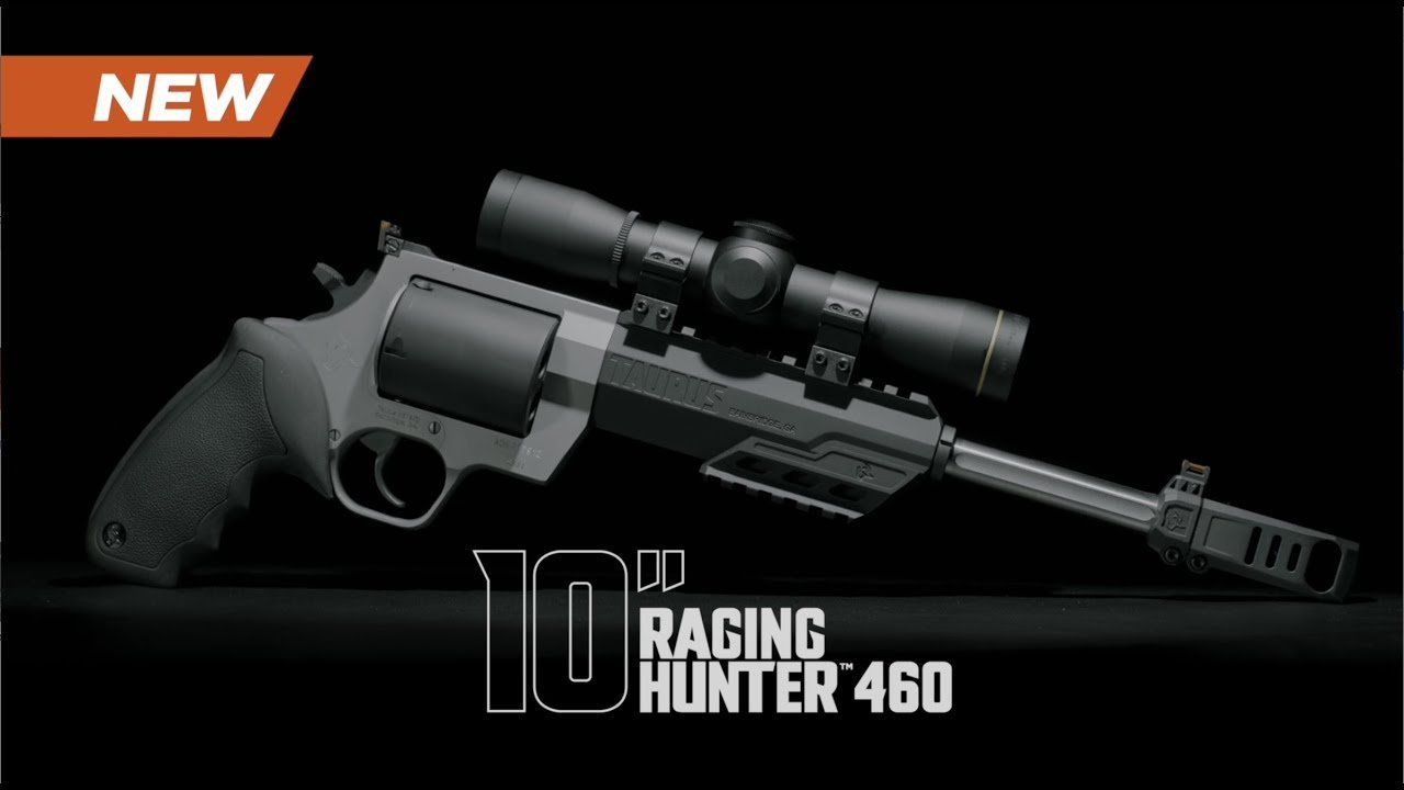 Revolver Taurus, Model: 460H Raging Hunter, Ráže: .460 SaW, 5 ran, hl.: 266mm, černý
